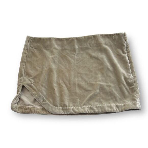Free People Velvet Mini Skirt Size 8 - Picture 1 of 6
